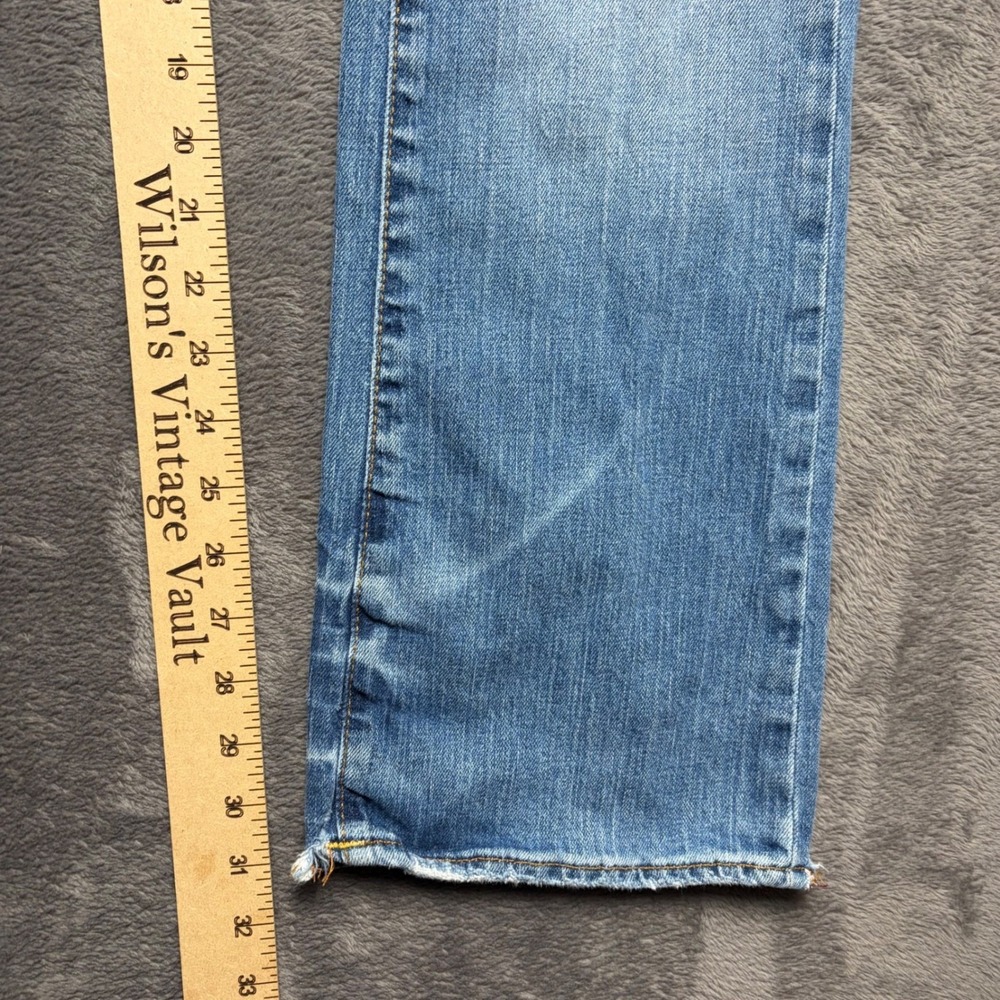 Vintage Polo Jeans Co Ralph Lauren Jeans Womens 30 Light Blue Stretch Kelly Boot - Picture 7 of 9